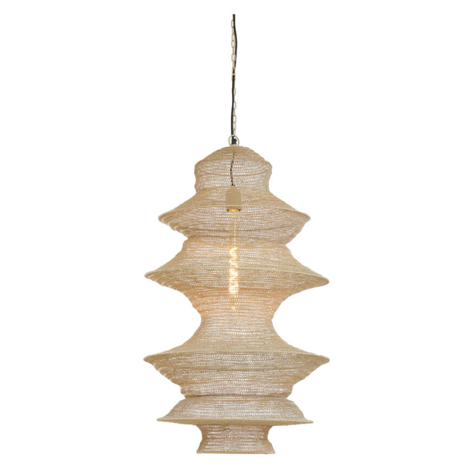 Light & Living Hanglamp 'Nakisha' 82cm, kleur Zand afbeelding 1