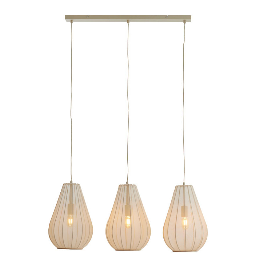 Light & Living Hanglamp 'Itela' 3-Lamps, kleur Zand afbeelding 1