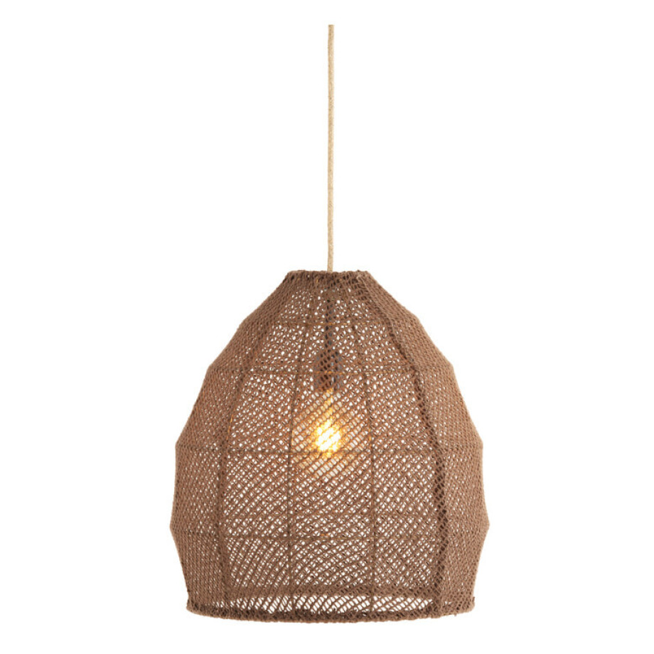 Light & Living Hanglamp 'Makassar' 42cm, kleur Donkerbruin afbeelding 1