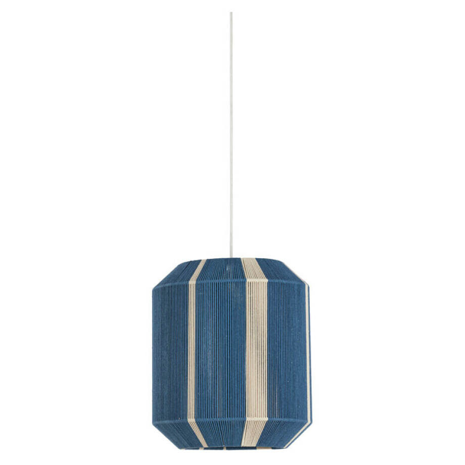 Light & Living Hanglamp 'Kozana' 36cm, kleur Blauw/Crème afbeelding 