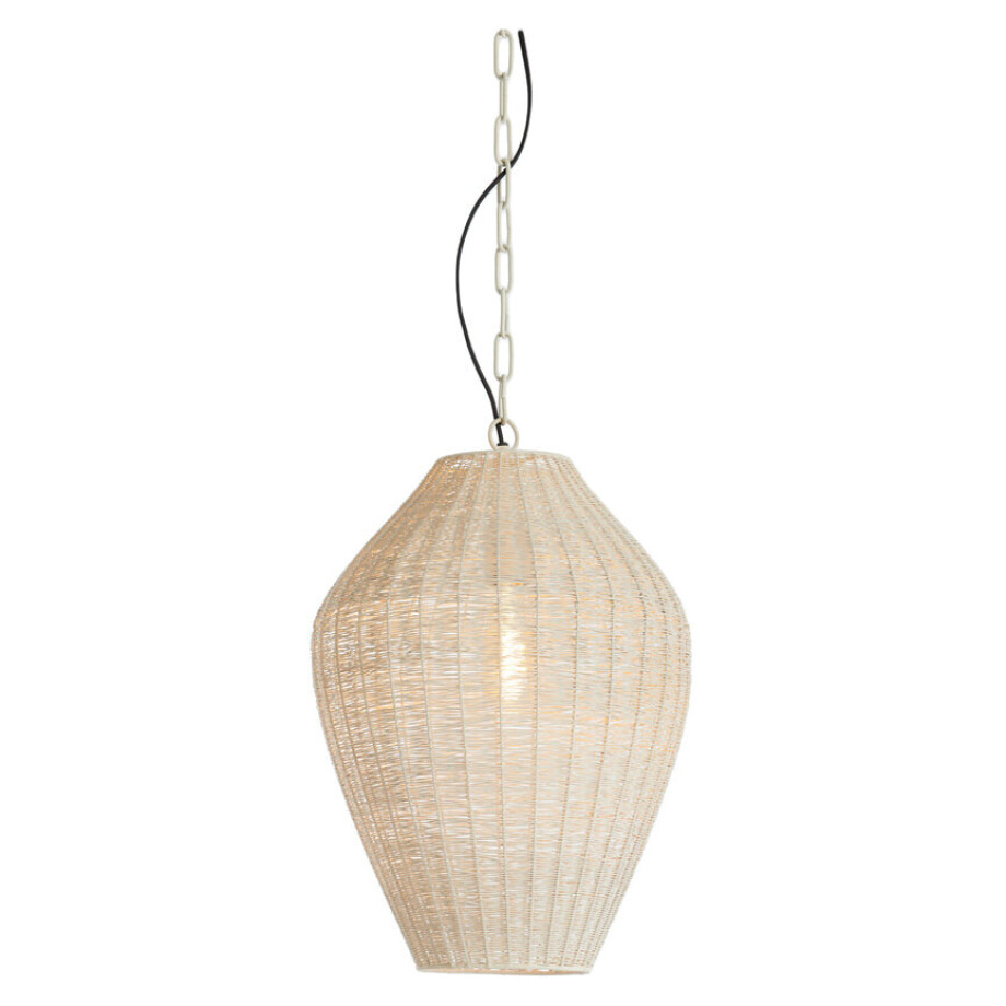 Light & Living Hanglamp 'Arriate' 33cm, kleur Crème afbeelding 1