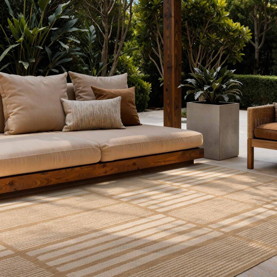 Vloerkleed Allington Rechthoekig - Jute Wit 170x120cm - Polypropyleen - Dekbed-Discounter.nl Vloerkleed Allington Rechthoekig - Jute Wit 170x120cm - Polypropyleen - Dekbed-Discounter.nl afbeelding