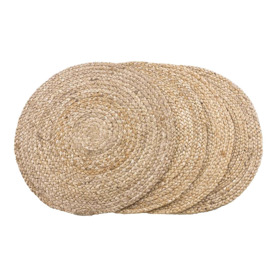 Set van 4 placemats Bombay jute | House Nordic afbeelding 1