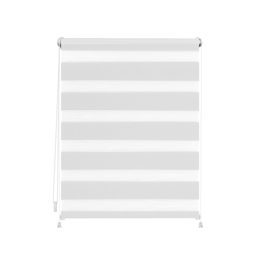 Lichtblick Duo-rolgordijn Klemmfix (Wit, 90 x 150 cm) afbeelding 1