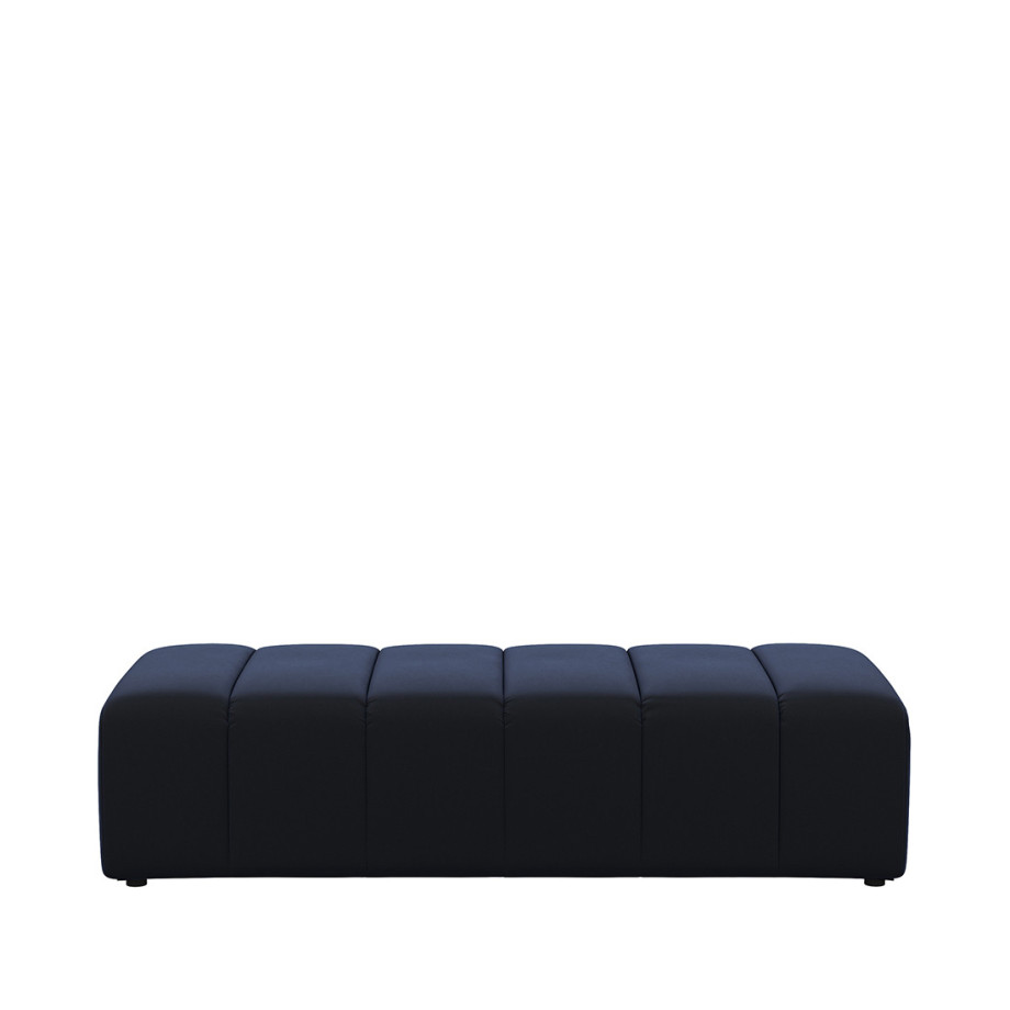 Dazzle Voetenbank 160x65 Velvet VI Midnight Navy afbeelding 1