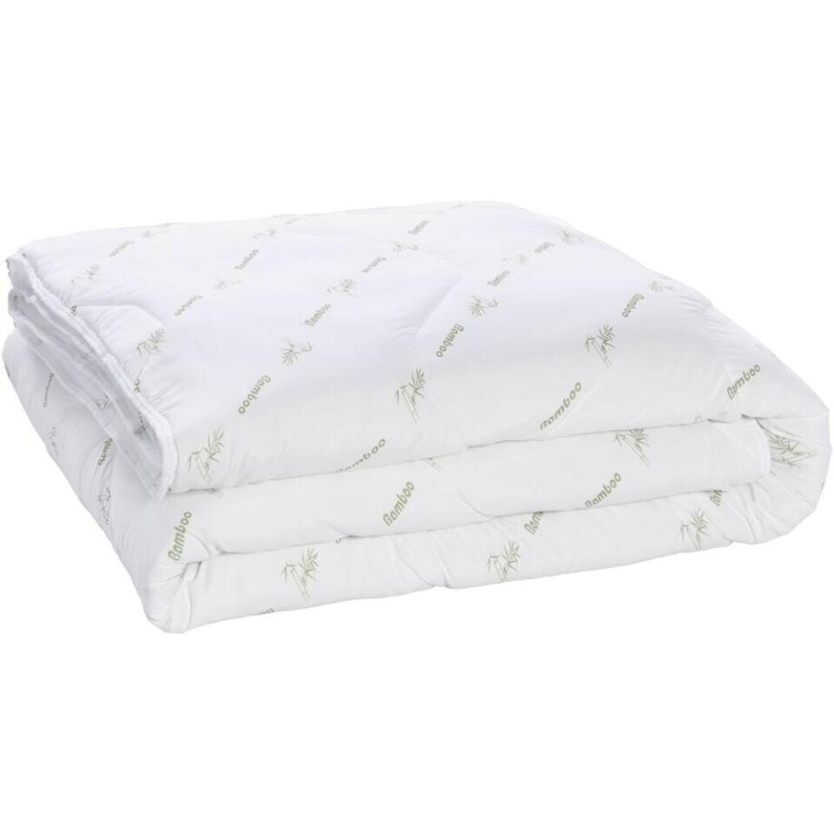 Leen Bakker - Dekbed - 4-seizoenen - 140x200 Cm - Bamboe - Wit Leen Bakker - Dekbed - 4-seizoenen - 140x200 Cm - Bamboe - Wit afbeelding 1