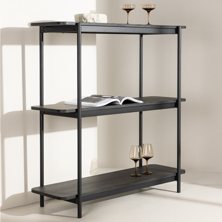 Nohr Wandrek 'Lanie' 120 x 120cm, kleur Zwart afbeelding 1