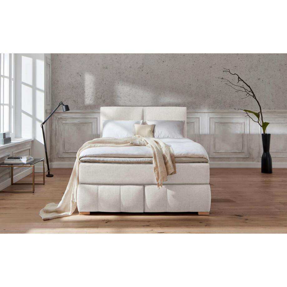 Guido Maria Kretschmer Home&Living Boxspring Wehma incl. matrastopper voor 3 verschillende matrassen, ook in fluwelen stof afbeelding 1