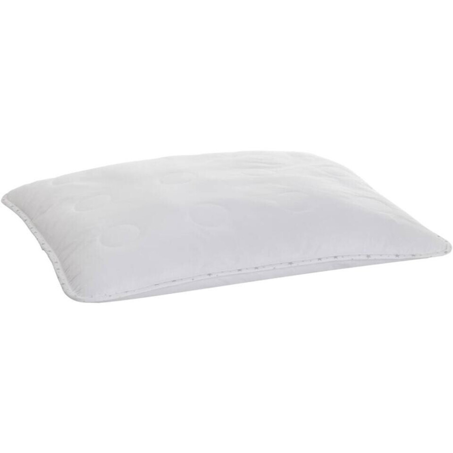 Leen Bakker - Hoofdkussen Kind - 60x70 Cm - Synthetisch - Wit Leen Bakker - Hoofdkussen Kind - 60x70 Cm - Synthetisch - Wit afbeelding 1
