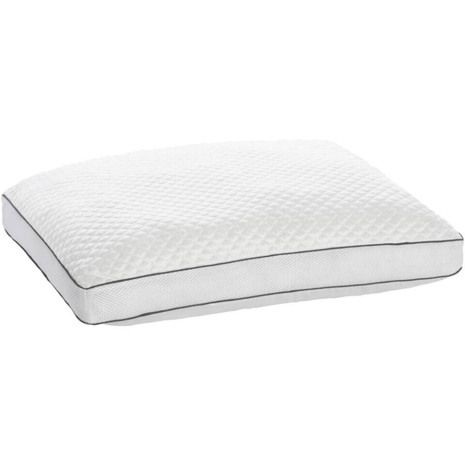 Leen Bakker - Hoofdkussen - Verkoelend - 50x60 Cm - Synthetisch - Wit Leen Bakker - Hoofdkussen - Verkoelend - 50x60 Cm - Synthetisch - Wit afbeelding 1