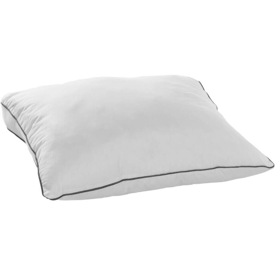 Leen Bakker - Hoofdkussen Ventilerend Box Duo Virgo - 50x60 Cm - Katoen - Wit Leen Bakker - Hoofdkussen Ventilerend Box Duo Virgo - 50x60 Cm - Katoen - Wit afbeelding 1