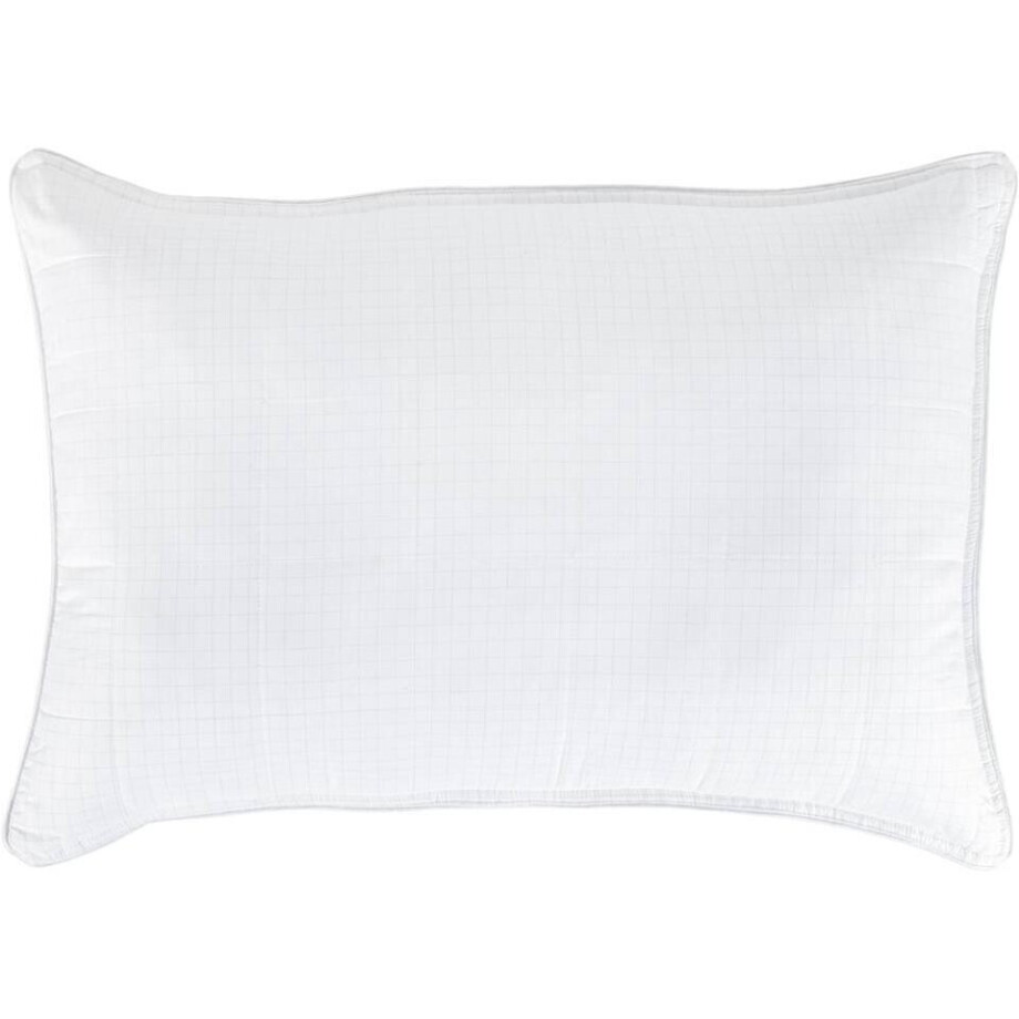 Leen Bakker - Hoofdkussen Carbon Anti Stress - 60x70 Cm - Microvezel/Carbon - Wit afbeelding 1