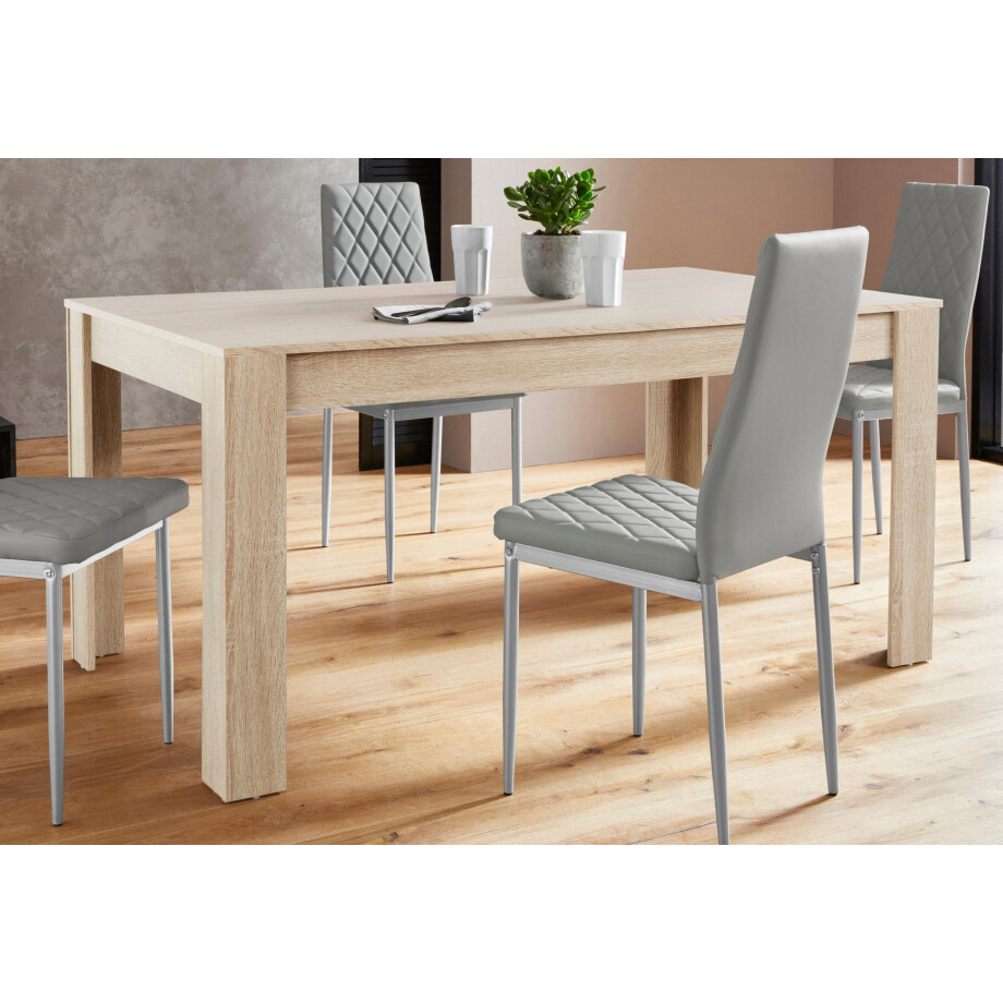 INOSIGN Eettafel Meigh, TOPSELLER! van houtmateriaal, breedte 160 cm afbeelding 1