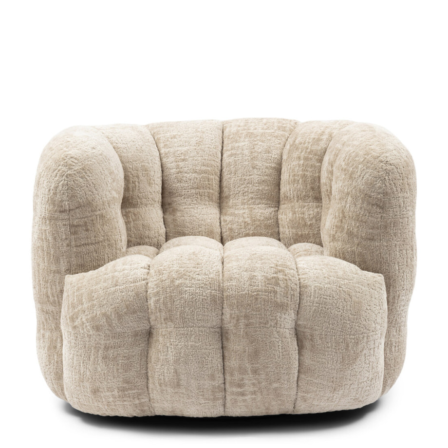 Rivièra Maison Fauteuil 'Arosa' Open Weave, kleur Naturel afbeelding 1