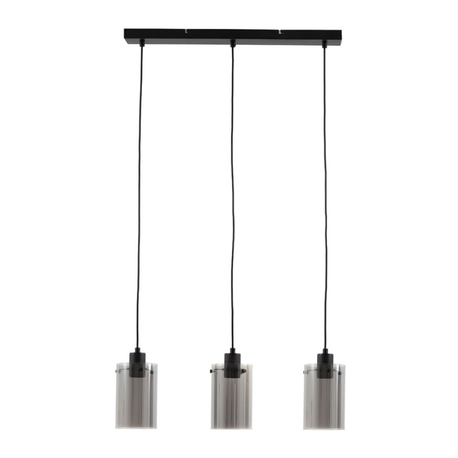 Light & Living Hanglamp 'Vancouver' 3-lamps, kleur Zwart afbeelding 1