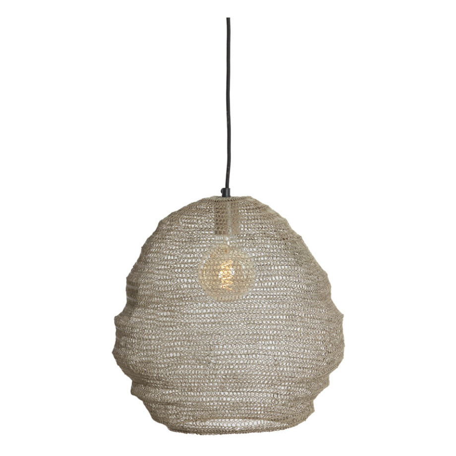 Light & Living Hanglamp 'Nina' 38cm, kleur Taupe afbeelding 1