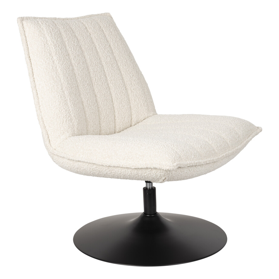 ZILT Fauteuil 'Kemper' Bouclé, kleur Off White afbeelding 1