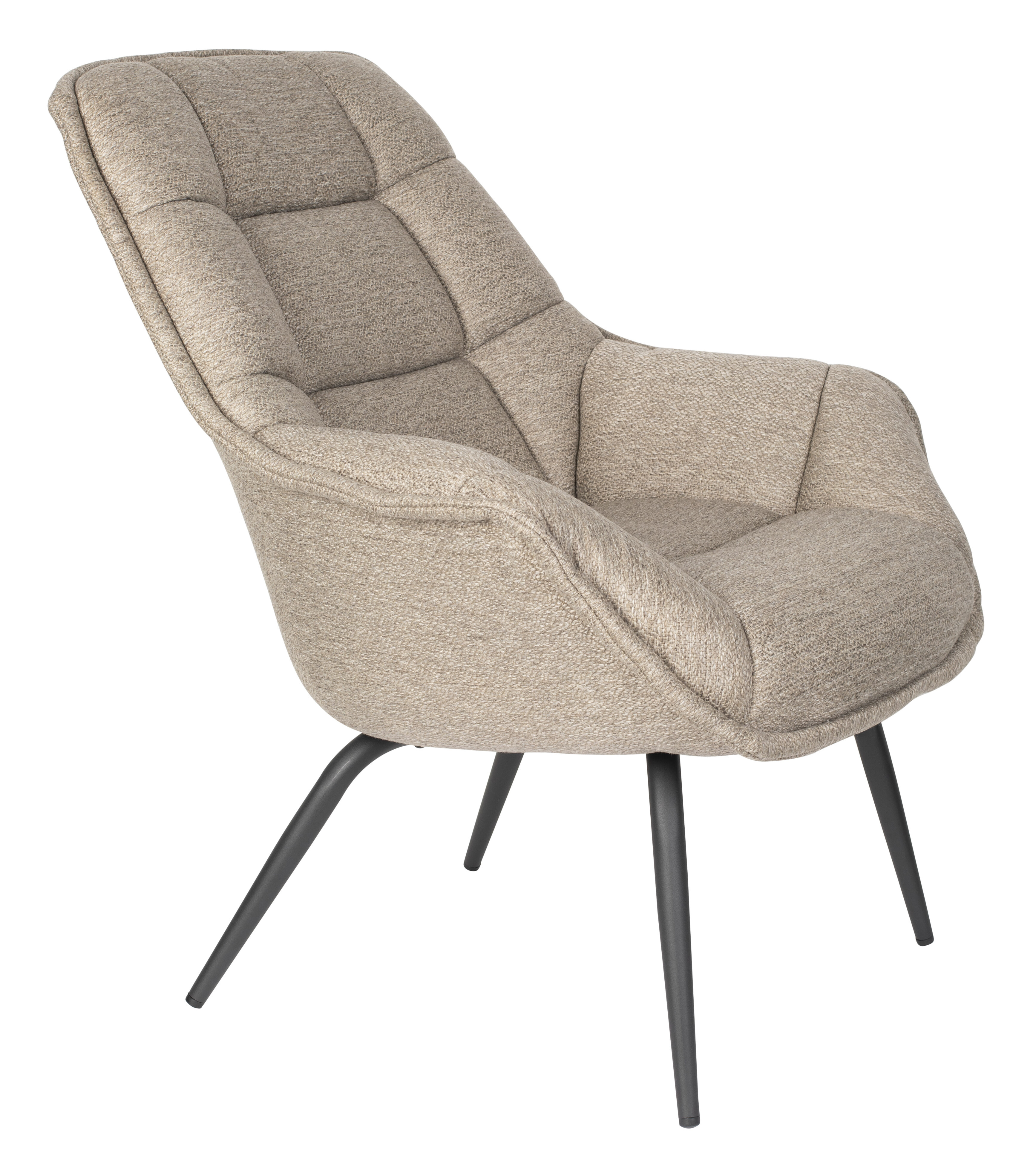 ZILT Fauteuil 'Bejamin' kleur Bruin afbeelding 1