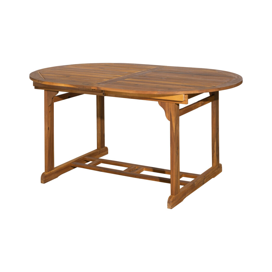 Artistiq Uitschuifbare Ovale Tuintafel 'Larissa' 150 - 200 x 100cm, Acaciahout Artistiq Uitschuifbare Ovale Tuintafel 'Larissa' 150 - 200 x 100cm, Acaciahout afbeelding