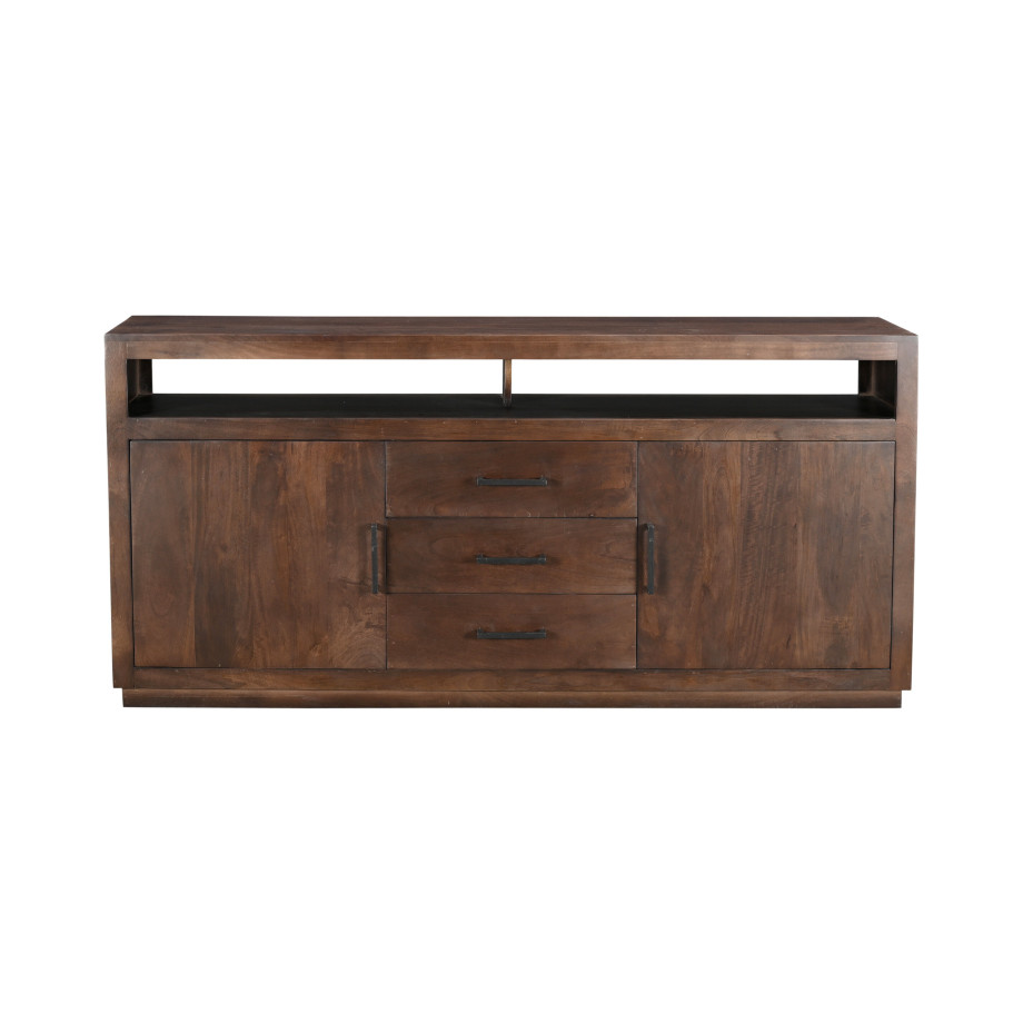 Livingfurn Dressoir 'Jaxx' Mangohout, 180cm, kleur Bruin afbeelding 1