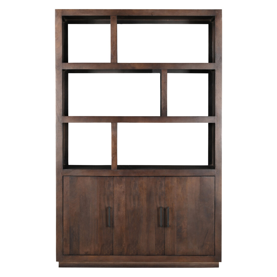 Livingfurn Wandkast 'Jaxx' Mangohout, 230 x 145cm afbeelding 