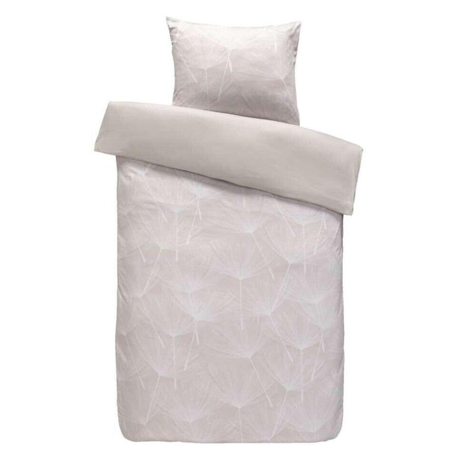 2e Halve Prijs Leen Bakker - Dekbedovertrek Naomi Paardenbloem - Beige - 140x220/250 Cm - Katoen Satijn - Crème 2e Halve Prijs Leen Bakker - Dekbedovertrek Naomi Paardenbloem - Beige - 140x220/250 Cm - Katoen Satijn - Crème afbeelding 1