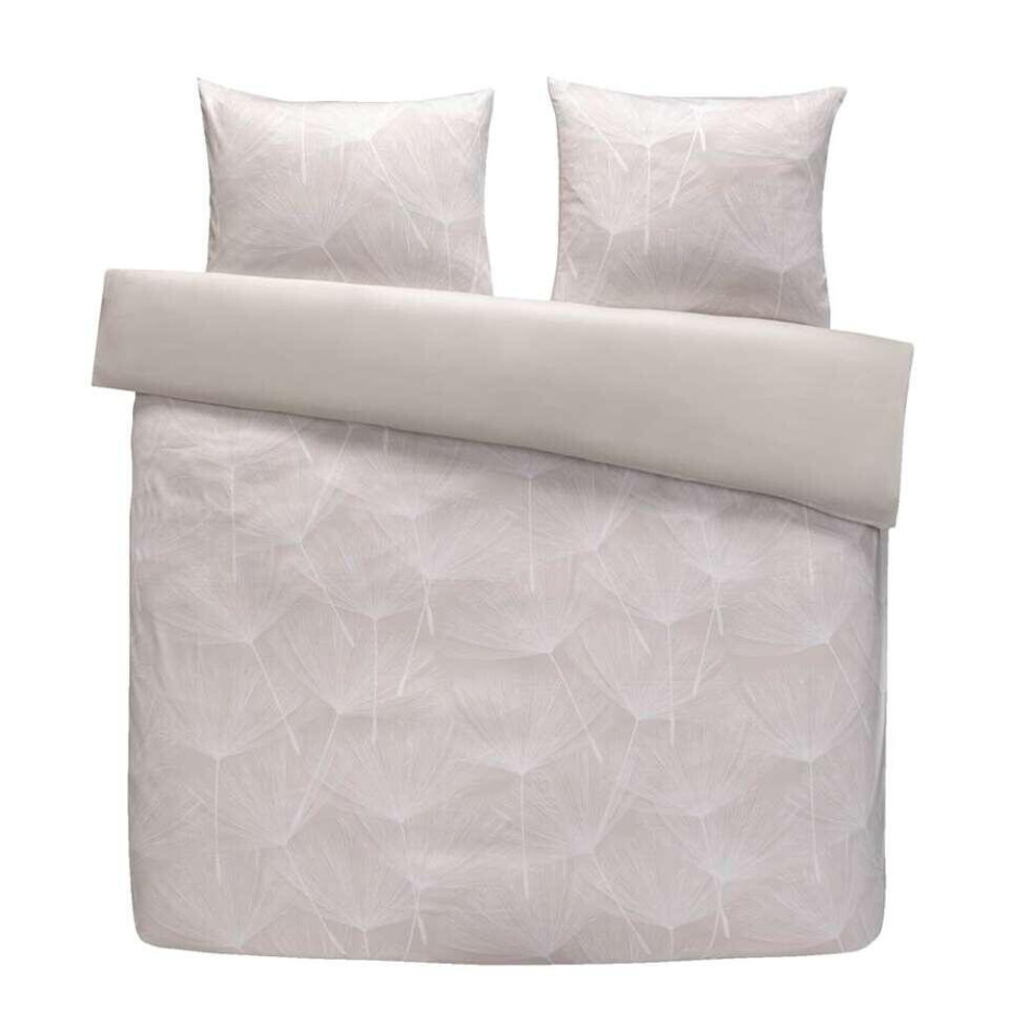2e Halve Prijs Leen Bakker - Dekbedovertrek Naomi Paardenbloem - Beige - 200x220/250 Cm - Katoen Satijn - Crème 2e Halve Prijs Leen Bakker - Dekbedovertrek Naomi Paardenbloem - Beige - 200x220/250 Cm - Katoen Satijn - Crème afbeelding 1