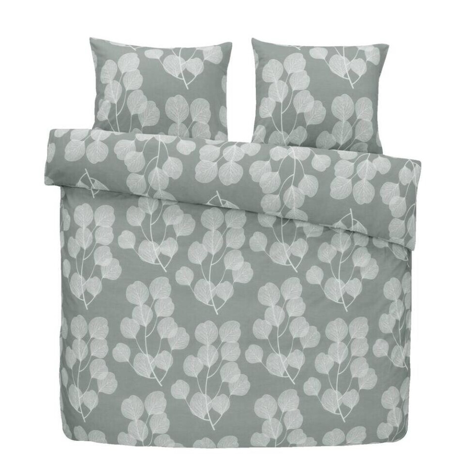 2e Halve Prijs Leen Bakker - Dekbedovertrek Mare - Licht - 240x200 Cm - Katoen/Polyester - Groen 2e Halve Prijs Leen Bakker - Dekbedovertrek Mare - Licht - 240x200 Cm - Katoen/Polyester - Groen afbeelding 1