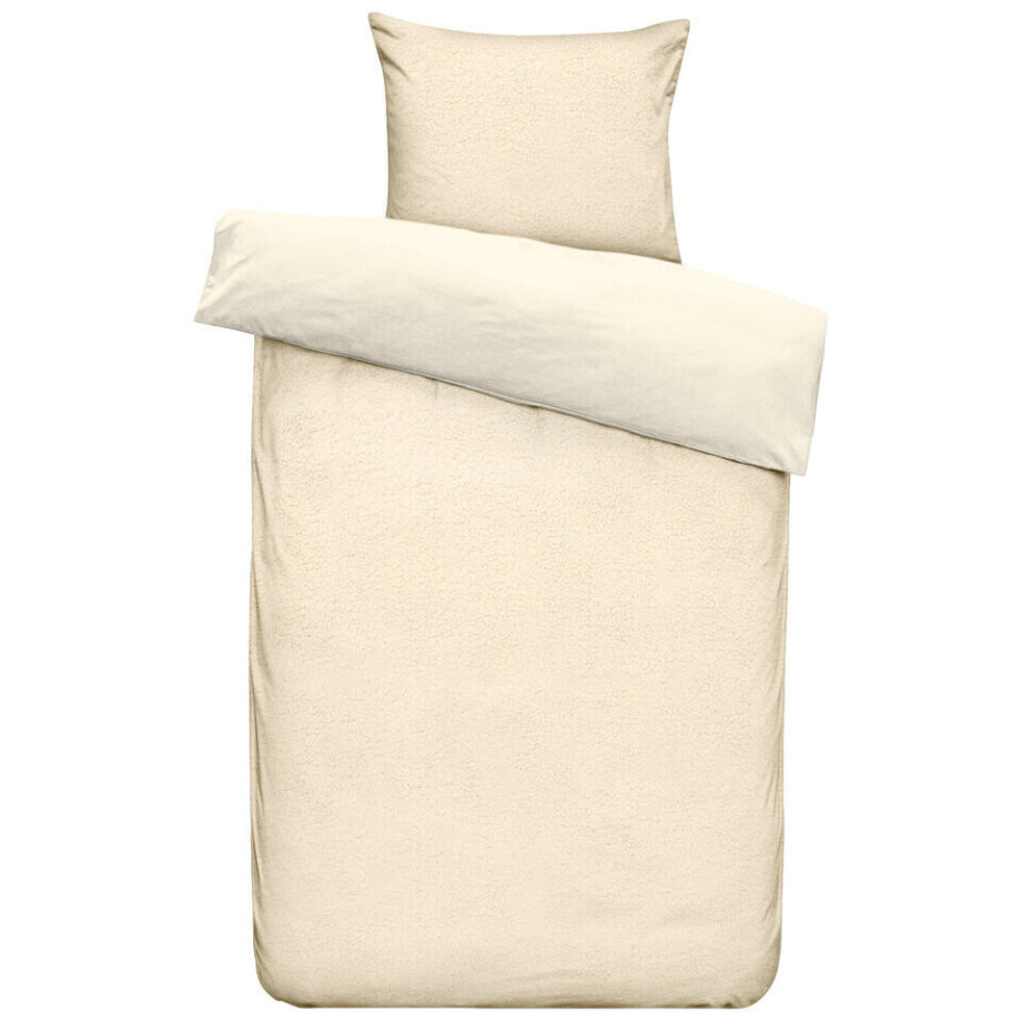 2e Halve Prijs Leen Bakker - Dekbedovertrek Teddy Favorite Fuzzle - Off-white - 140x220 Cm - Polyester/Teddy - Wit 2e Halve Prijs Leen Bakker - Dekbedovertrek Teddy Favorite Fuzzle - Off-white - 140x220 Cm - Polyester/Teddy - Wit afbeelding 1