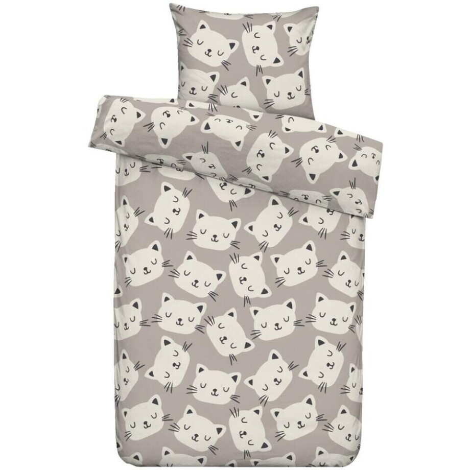 2e Halve Prijs Leen Bakker - Dekbedovertrek Indie - 140x200 Cm - Polyester - Beige 2e Halve Prijs Leen Bakker - Dekbedovertrek Indie - 140x200 Cm - Polyester - Beige afbeelding 1