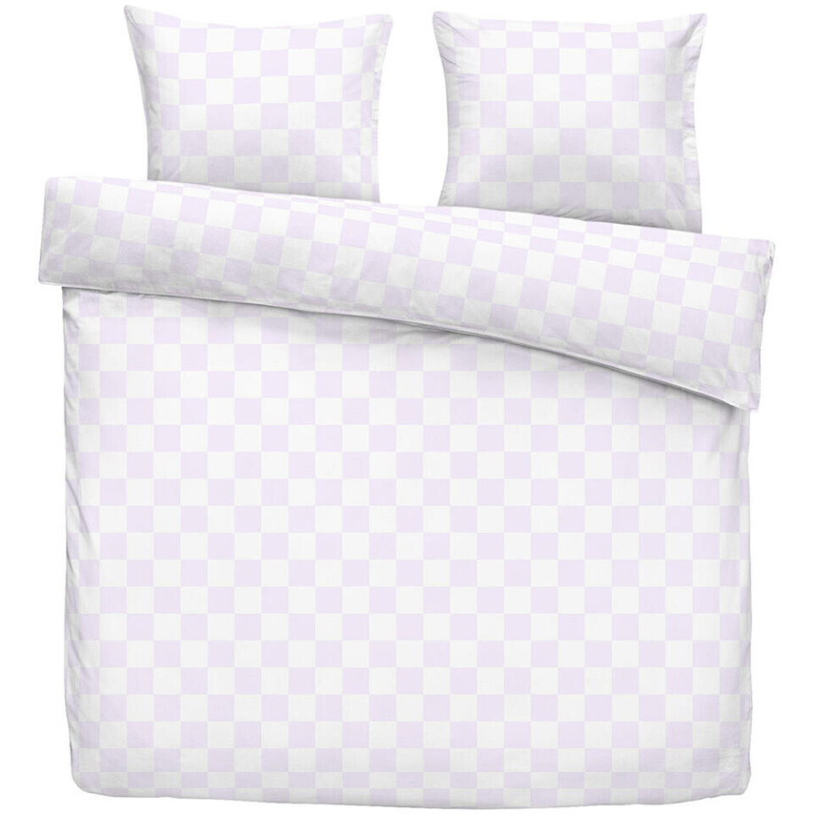 Leen Bakker - Dekbedovertrek Stella - 200x200/220 Cm - Katoen - Roze Leen Bakker - Dekbedovertrek Stella - 200x200/220 Cm - Katoen - Roze afbeelding 1