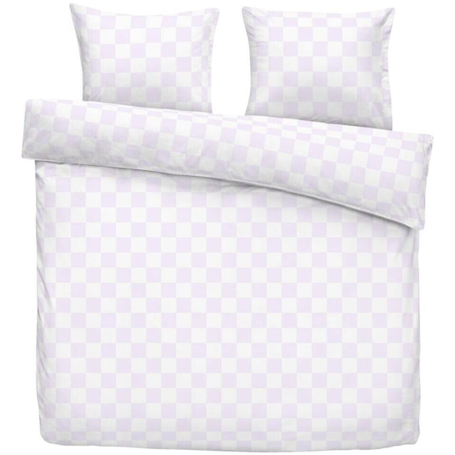 Leen Bakker - Dekbedovertrek Stella - 240x200/220 Cm - Katoen - Roze Leen Bakker - Dekbedovertrek Stella - 240x200/220 Cm - Katoen - Roze afbeelding 1