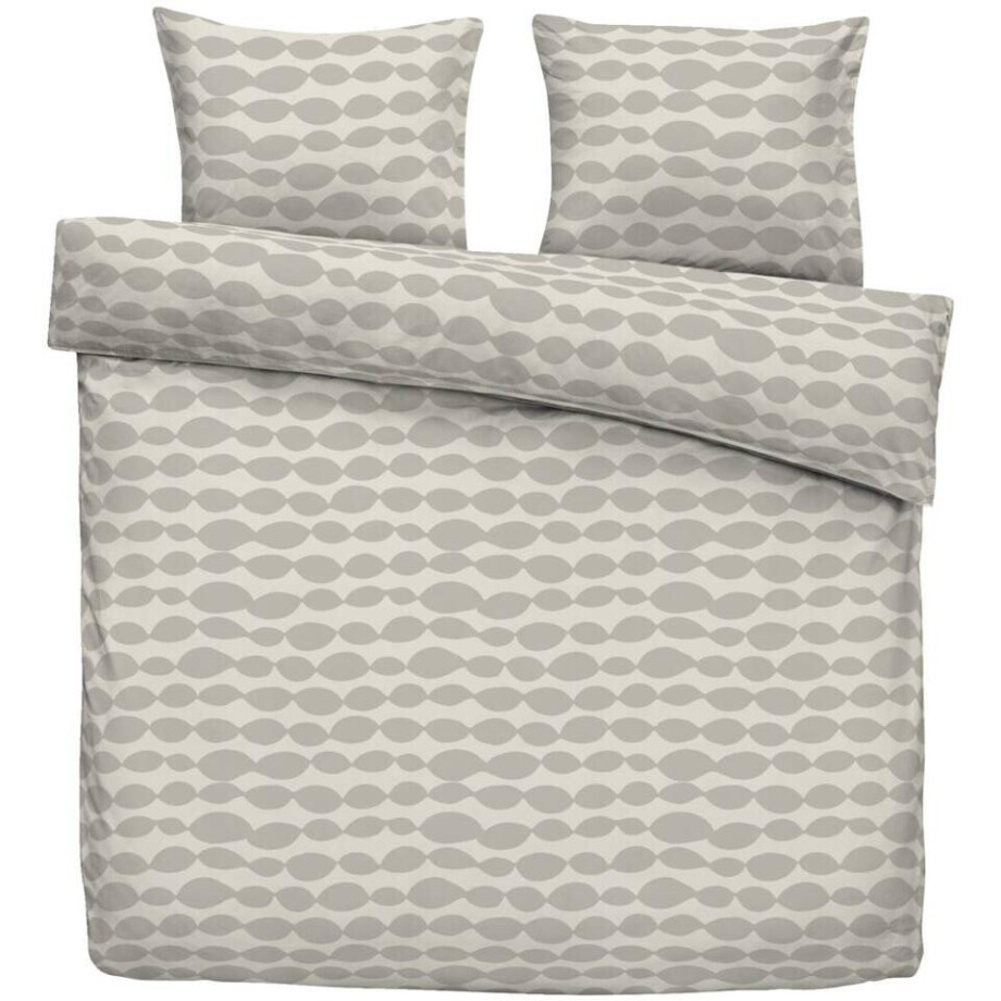 2e Halve Prijs Leen Bakker - Dekbedovertrek Alan - 200x220 Cm - Katoen/Polyester - Beige afbeelding 1