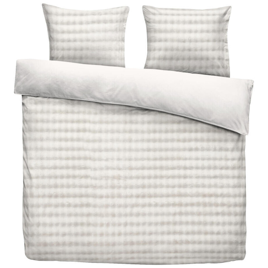 2e Halve Prijs Leen Bakker - Dekbedovertrek Brylin - Off-white - 240x200/220 Cm - Polyester - Wit afbeelding 1