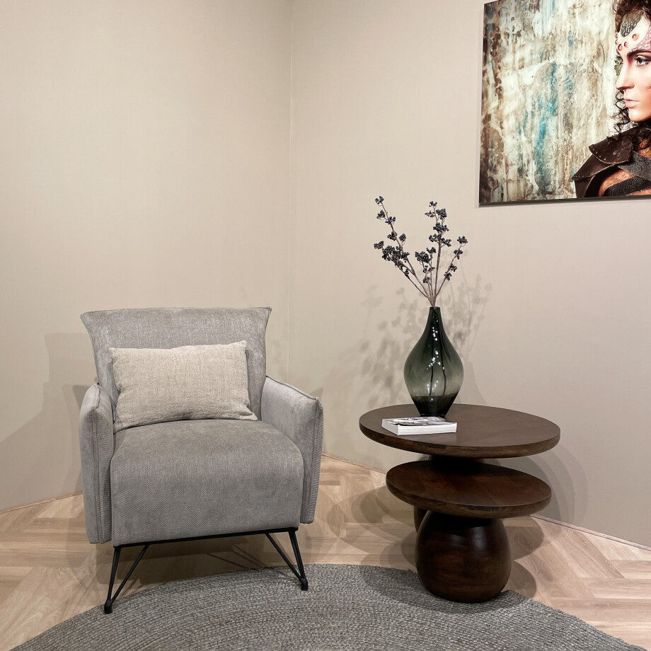 Brix Salontafel 'Troy' Mangohout, 70cm afbeelding 