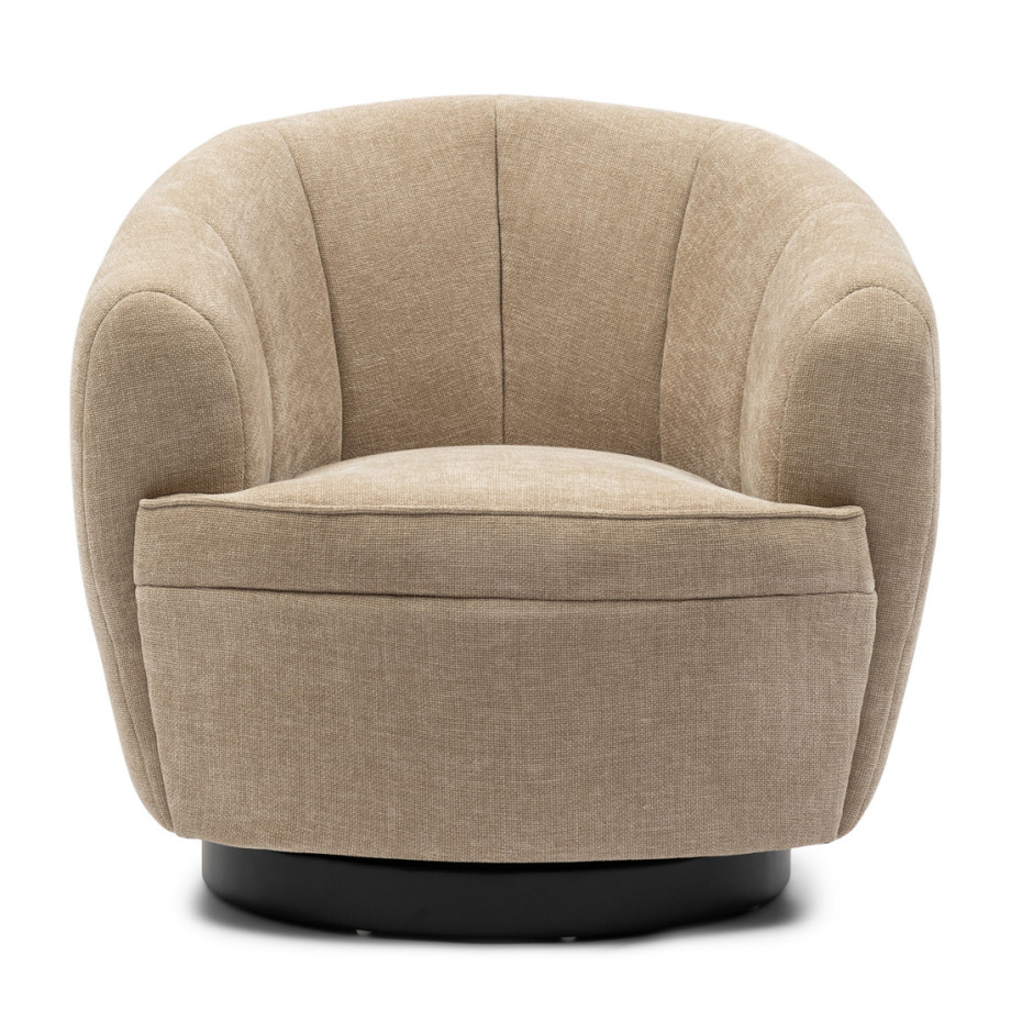 Draaibare fauteuil The Countess, Beige afbeelding 1