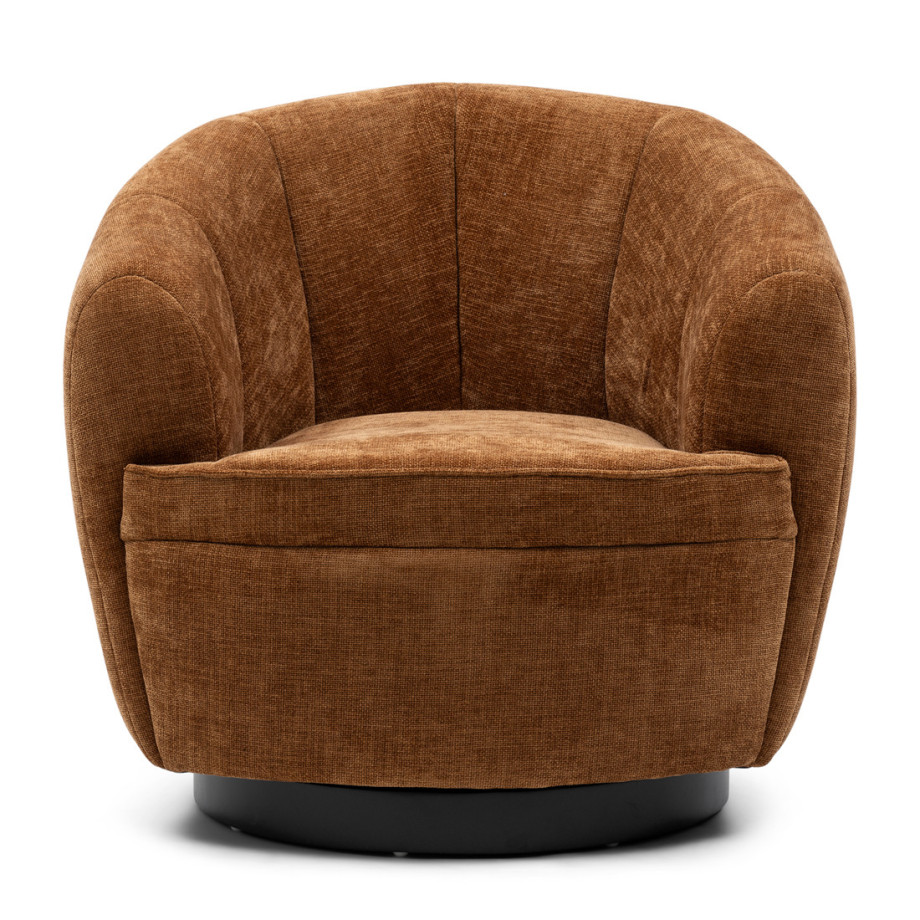 Draaibare fauteuil The Countess, Bruin afbeelding 1