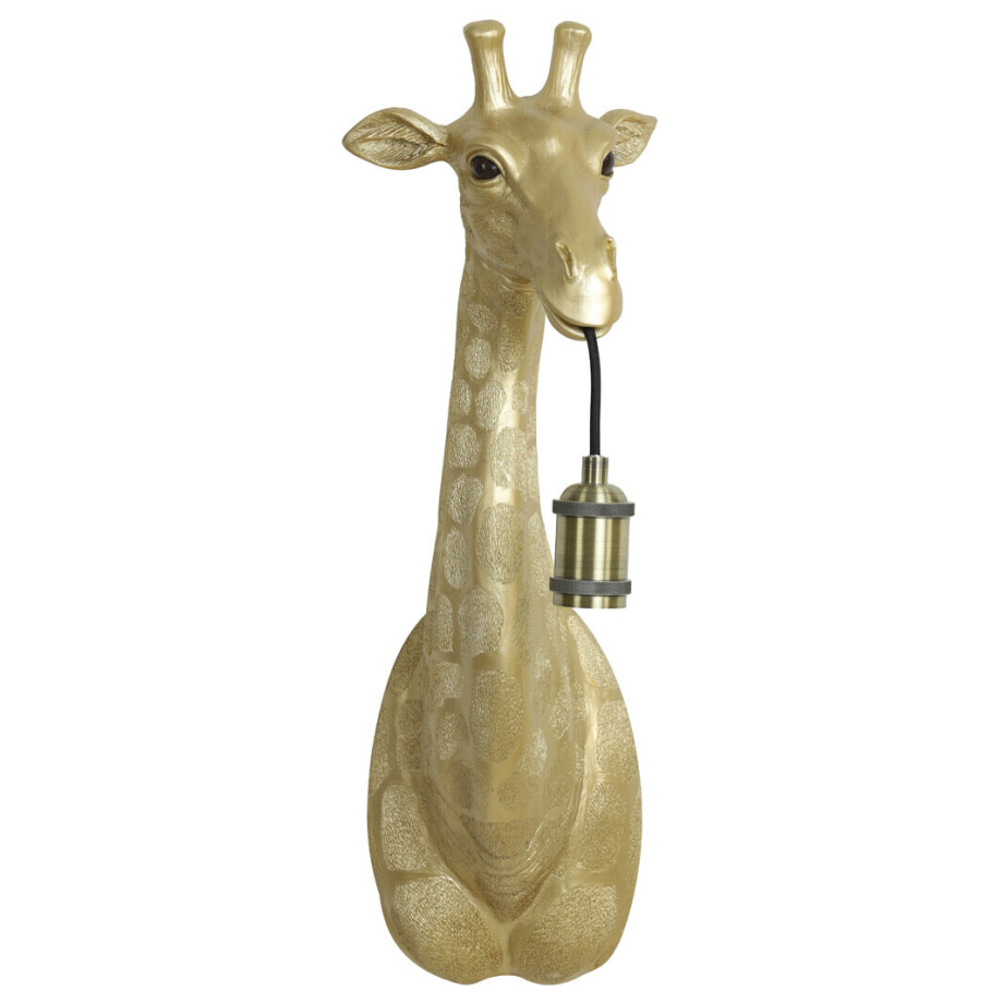 Light & Living Wandlamp 'Giraffe' kleur Goud Light & Living Wandlamp 'Giraffe' kleur Goud afbeelding 1