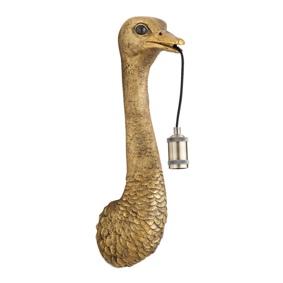 Light & Living Wandlamp 'Ostrich', 57.5cm, kleur Antiek Brons afbeelding 1