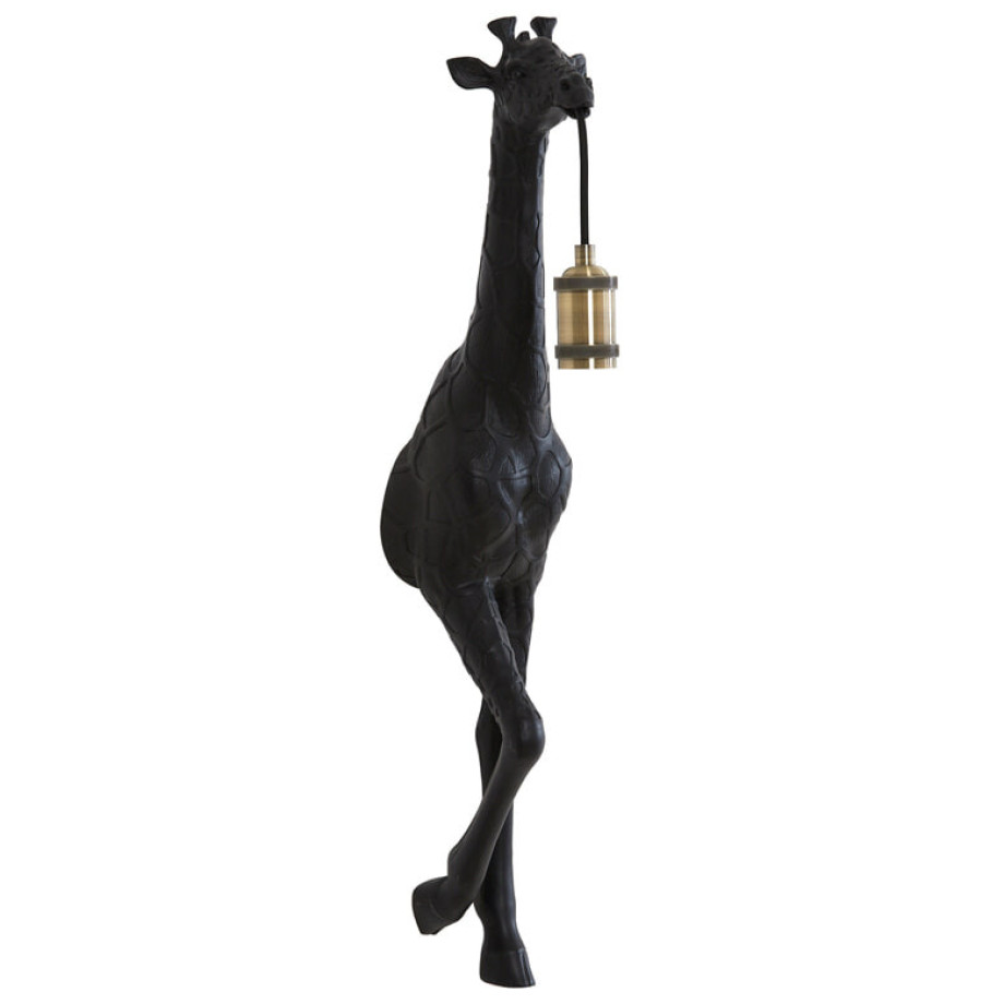 Light & Living Wandlamp 'Giraffe' 75cm, kleur Mat Zwart afbeelding 1