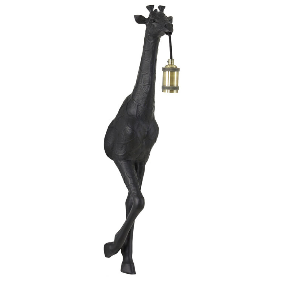 Light & Living Wandlamp 'Giraffe' 190cm, kleur Mat Zwart afbeelding 
