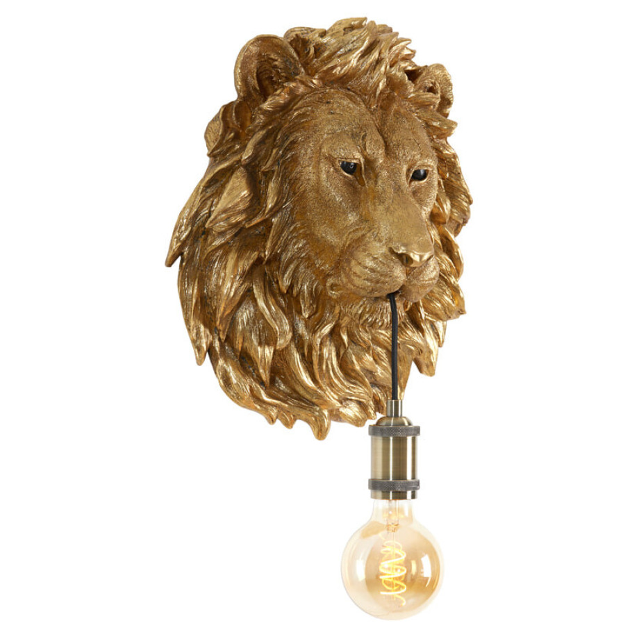 Light & Living Wandlamp 'Lion' kleur Antiek Brons afbeelding 1