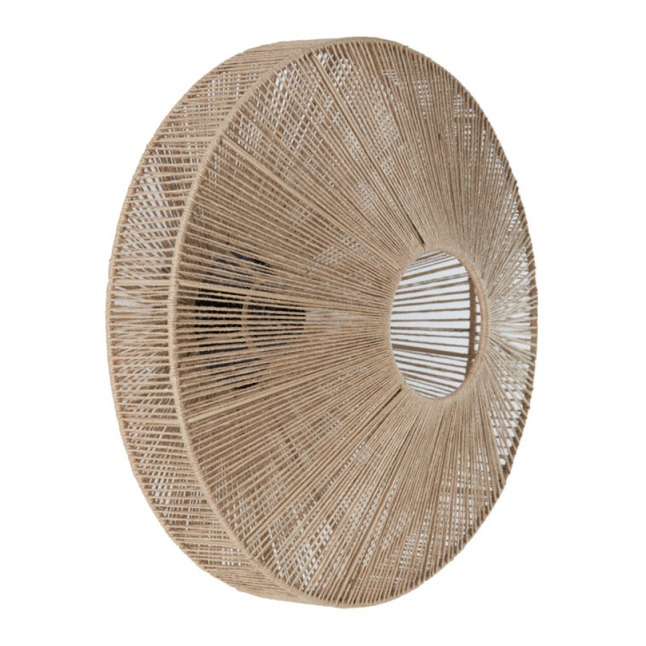 Light & Living Wandlamp 'Lyra' Ø43cm, kleur Naturel/Mat Zwart afbeelding 