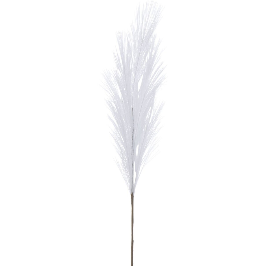 J-Line decoratie Tak Plumeau - kunststof - wit - small J-Line decoratie Tak Plumeau - kunststof - wit - small afbeelding 1