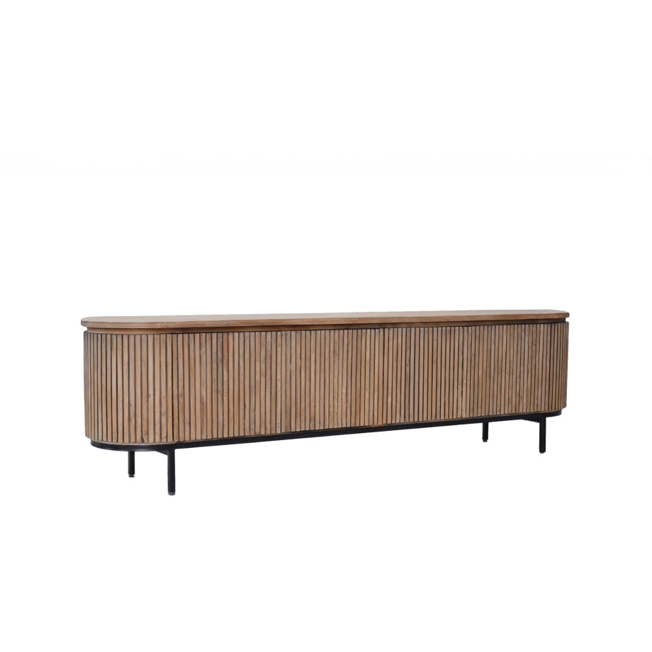 Livingfurn TV-meubel 'Lausanne' Teakhout, 210cm afbeelding 