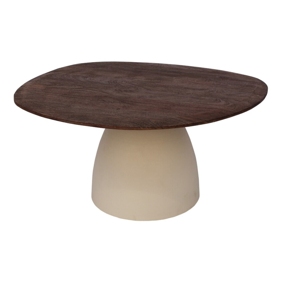 Brix Organische Salontafel 'Marron' Mangohout, 86cm afbeelding 