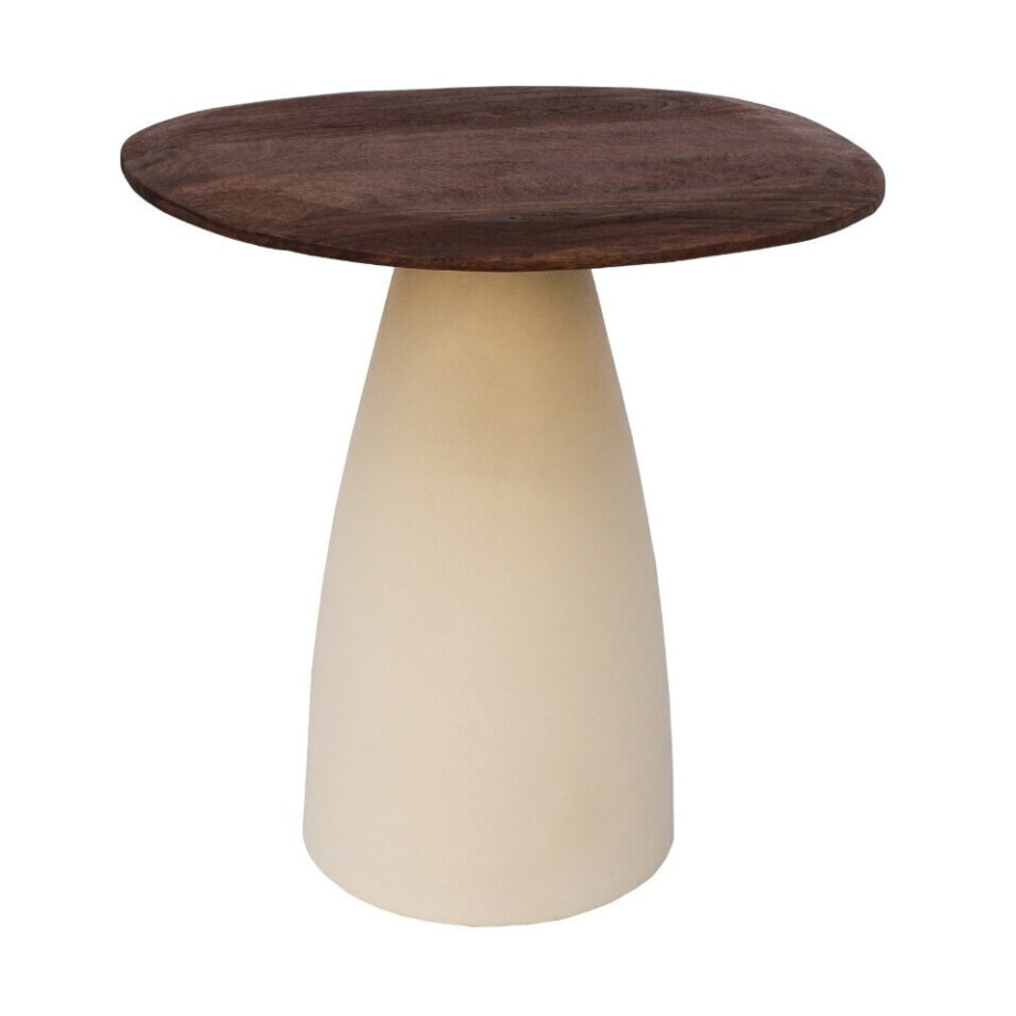 Brix Organische Bijzettafel 'Marron' Mangohout, 50cm afbeelding 