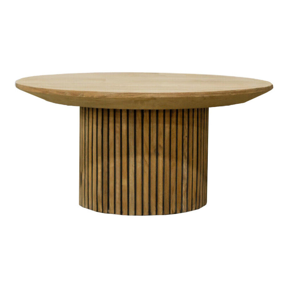 Livingfurn Ronde Salontafel 'Lausanne' Teakhout, 80cm afbeelding 