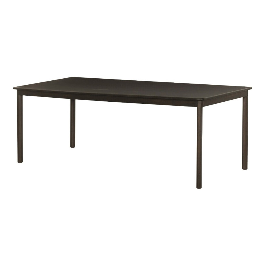 Livingfurn Eettafel 'Tobago' Eiken, 220 x 90cm, kleur Espresso afbeelding 1
