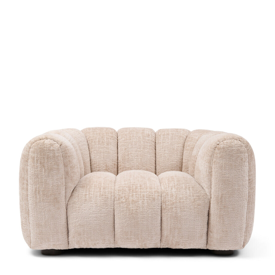 Rivièra Maison Loveseat 'Vicenza' Chenille, kleur Natural afbeelding 1